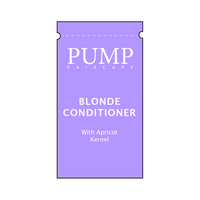 PUMP BLONDE TONING CONDITIONER SACHET SAMPLE - Pump Haircare