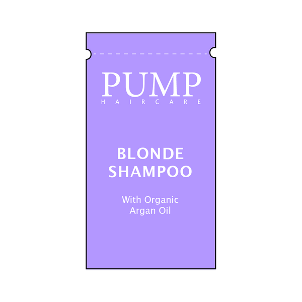 PUMP BLONDE SHAMPOO SACHET SAMPLE - Pump Haircare