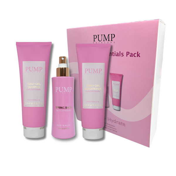 Pump Curly Girl Essentials Pack (RRP $69.90)