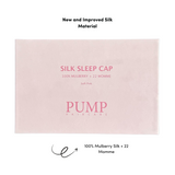 Pump Mulberry Silk Sleep Cap Pink 22 Momme *includes box*