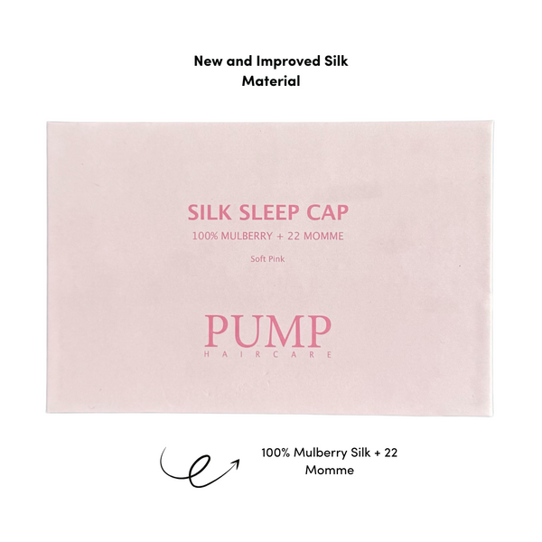 Pump Mulberry Silk Sleep Cap Pink 22 Momme *includes box*